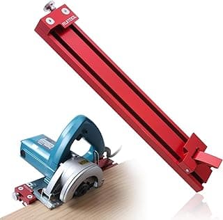 RUITOOL Circular Saw Guide Rail, Precision Aluminum Alloy Adjustable Cutting Machine Base Guide for Woodworking, Electric Cutting Guide Specially Designed for Precision Cutting and Milling Tasks