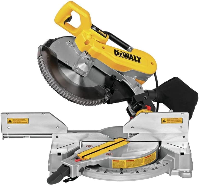 DEWALT Miter Saw, 12-Inch, Double Bevel, Compound, XPS Cutline, 15-Amp (DWS716XPS)