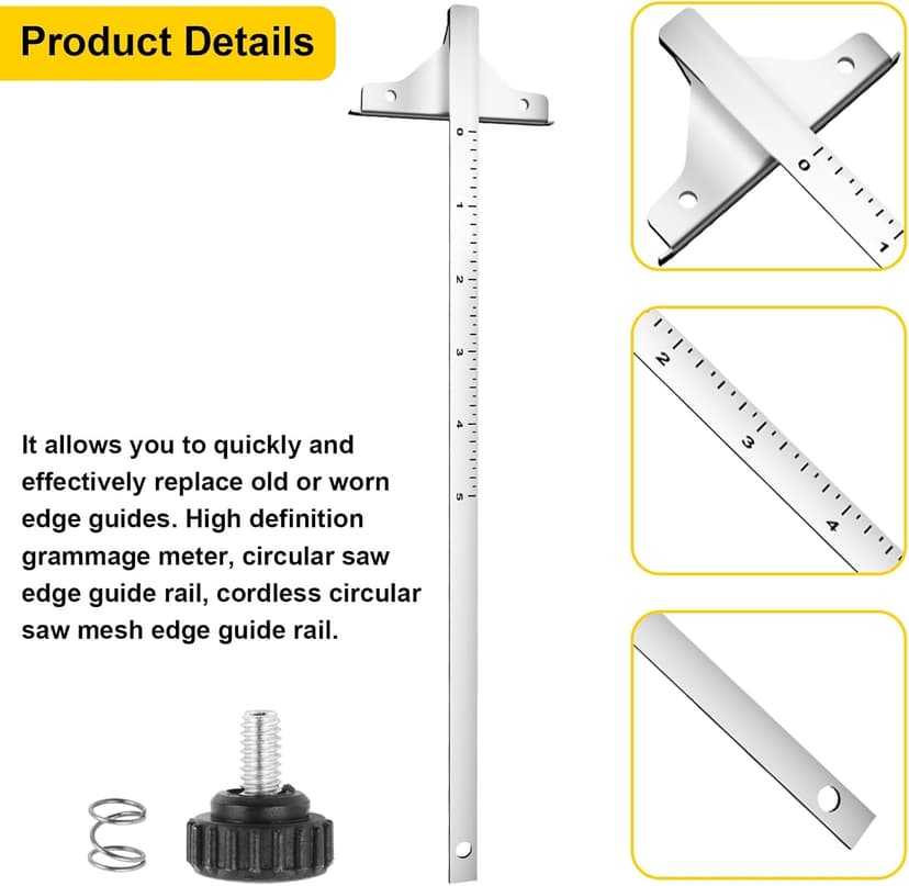 381091-00 circular saw guide Fits DW DC390K, DW936, DC300, DC310, DCS391B, DCS393, DC390B edge guide Cordless Circular Saw
