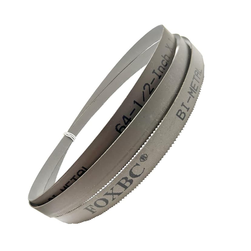 FOXBC 64-1/2 Inch Bandsaw Blades Metal Cutting, 64-1/2-Inch X 1/2" X 0.02" 14/18 TPI