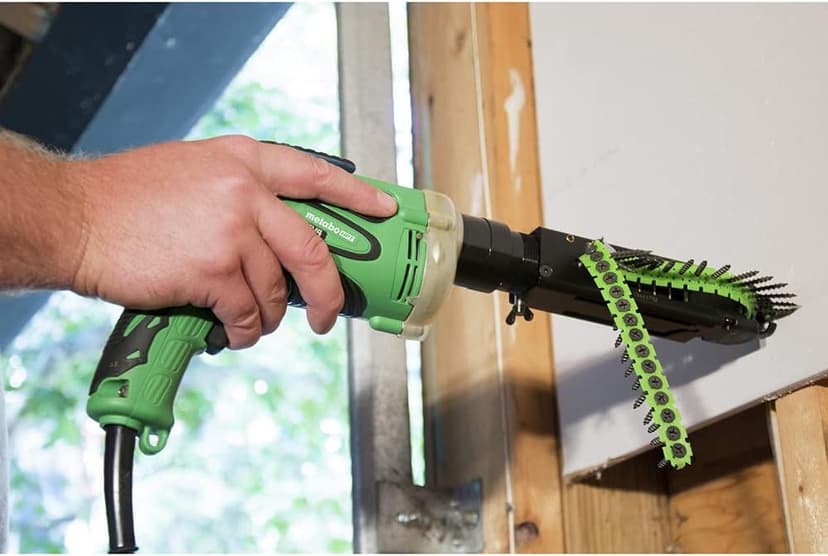 Metabo HPT SuperDrive Collated Screwdriver | 24.6 Ft Power Cord | 6.6 Amp Motor | W6V4SD2