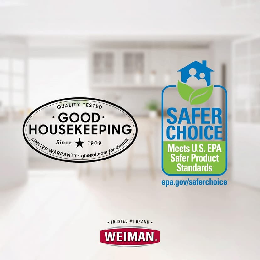 Weiman Hardwood Floor Cleaner Gallon and Refillable Squeeze Bottle - Finished Wood Surfaces