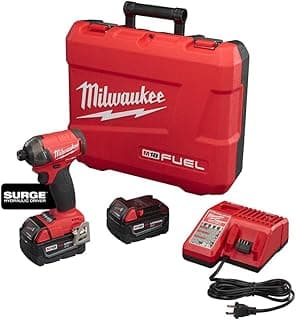 Milwaukee Elec Tool DB303552 Fuel Surge 1/4" Hex Hydraulic Driver Kit, 2760-22