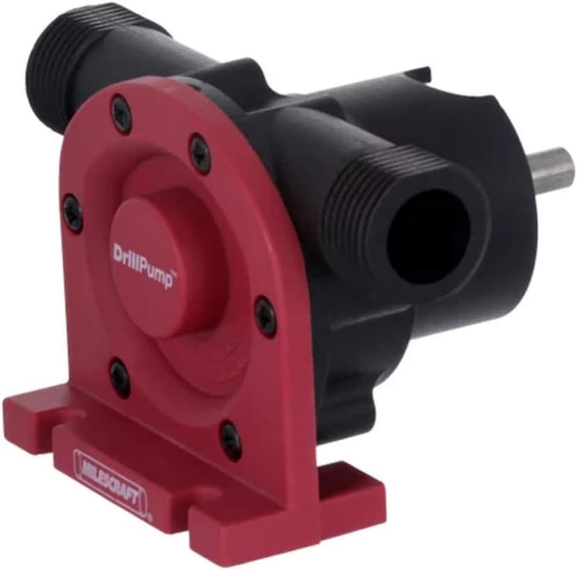 Milescraft 1314 DrillPump750 - Self Priming Water Pump Attachment for Drills - Water Transfer Pump - Uses Common Garden Hose - 750 Gallons per Hour