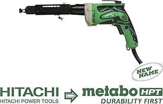 Metabo HPT W6V4SD2M 6.6 Amp Brushed SuperDrive Corded Collated Drywall Screw Gun (Renewed)