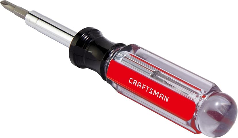CRAFTSMAN Screwdriver Multi-Bit Set, 6 in 1, Acetate Handle (CMHT66052)