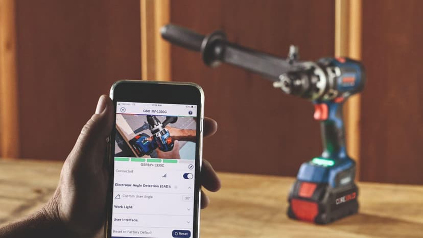 BOSCH GSB18V-1330CN PROFACTOR™ 18V Connected-Ready 1/2 In. Hammer Drill/Driver (Bare Tool)