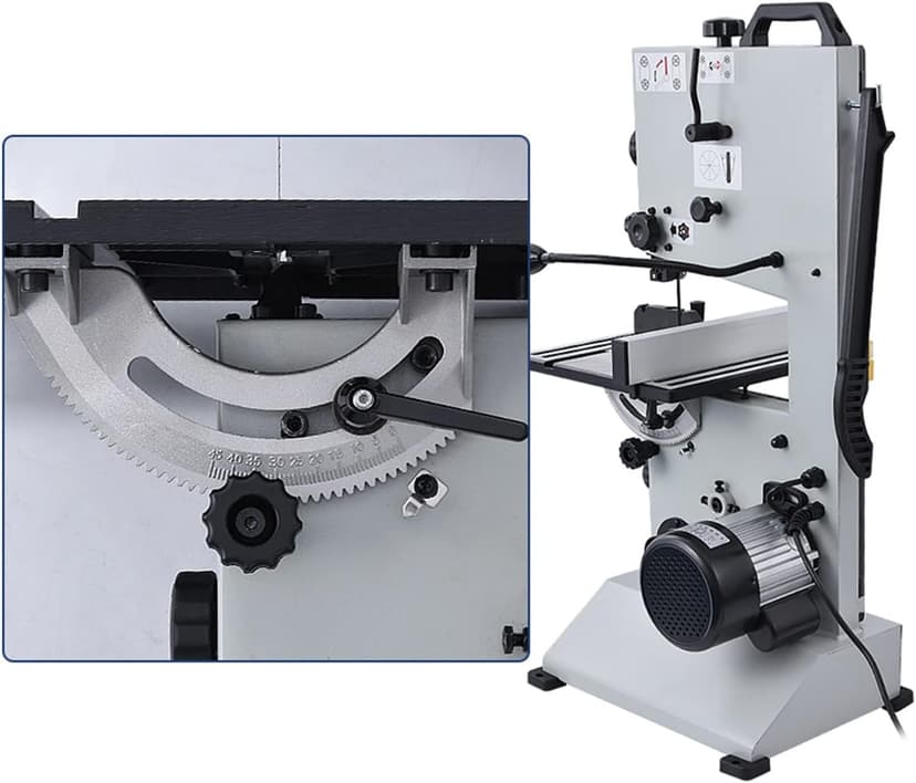 LOMCOT FS-D90 Multifunctional Band Saw Machine Small Home Woodworking Beads Cutting Machine Professional Band-Sawing Machine 500W, 32889104745