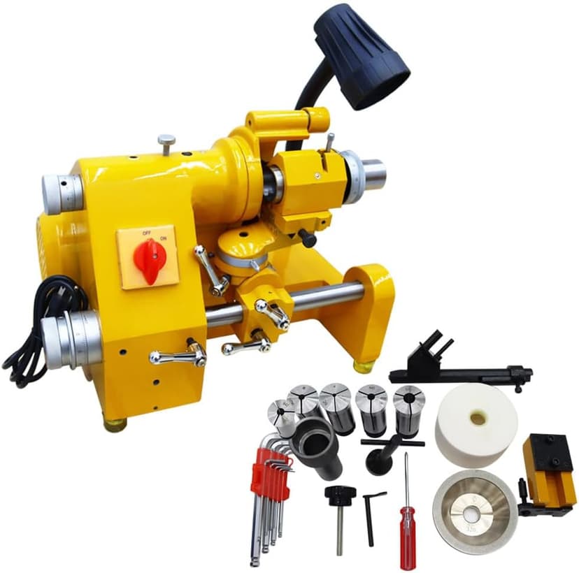 Cutter Grinder Drill Sharpener 5C Collet with Accessories Multi-functional Sharpening Tool Sharpening Milling Machine 110V
