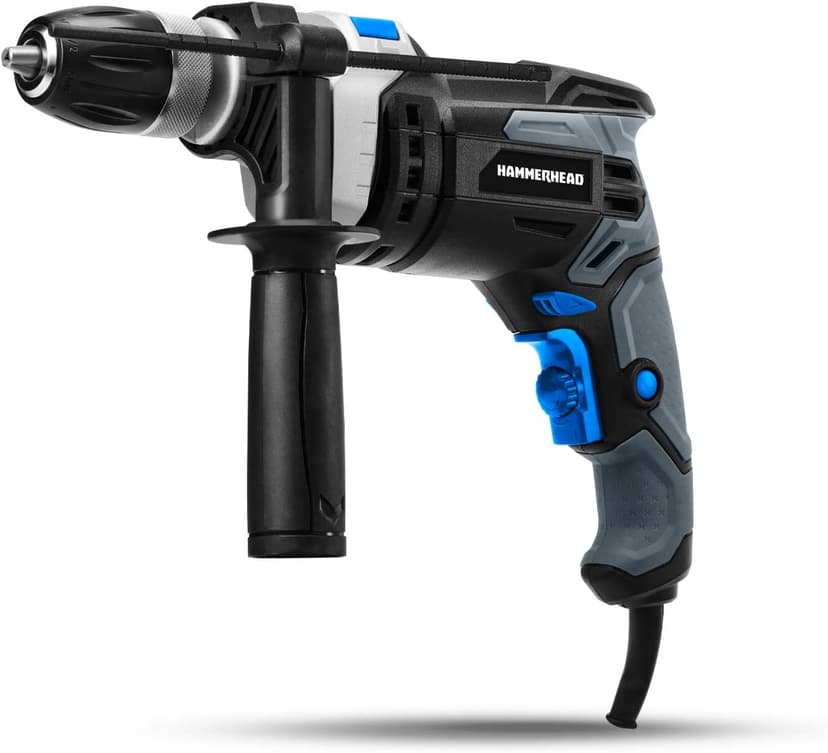 Hammerhead 7.5-Amp 1/2 Inch Variable Speed Hammer Drill with 6pcs Bit - HAHD075