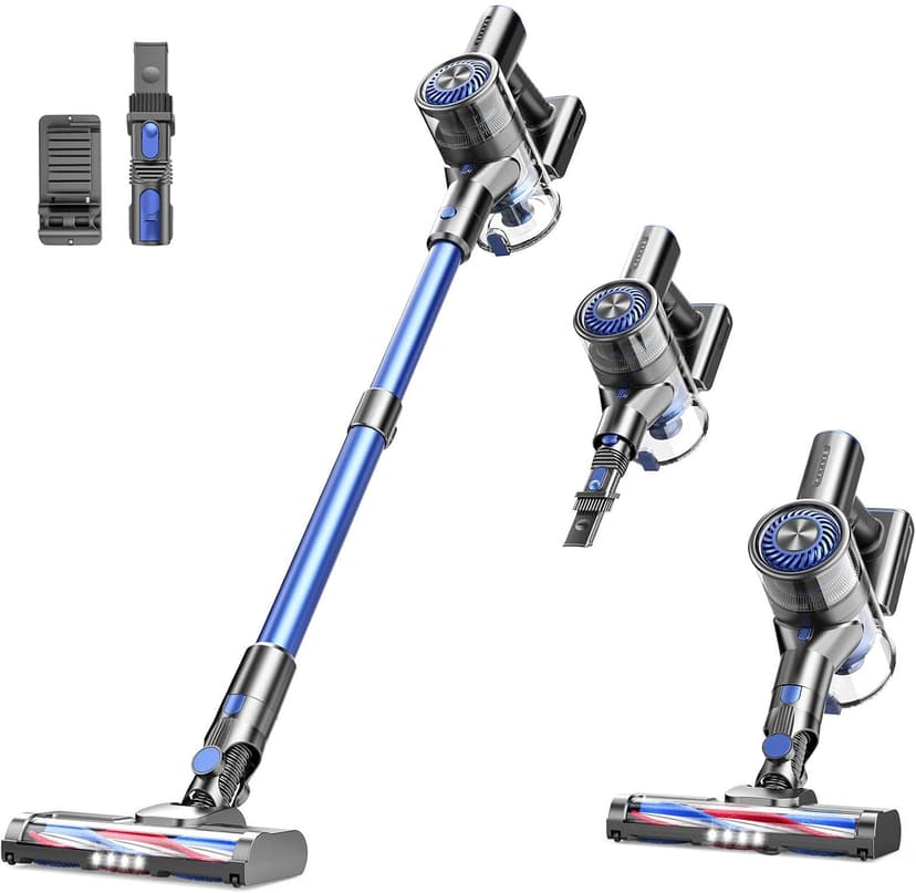 Vacuum Cleaner for Home, Cordless Vacuum Cleaner with 80000 RPM High-Speed Brushless Motor, Max 40 Mins Runtime, 5 Stages High Efficiency Filtration Vacuum for Hard Floors