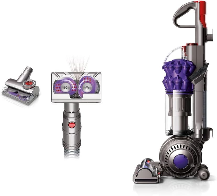 Dyson DC50 Animal Compact Upright Vacuum Cleaner, Iron/Purple - Corded