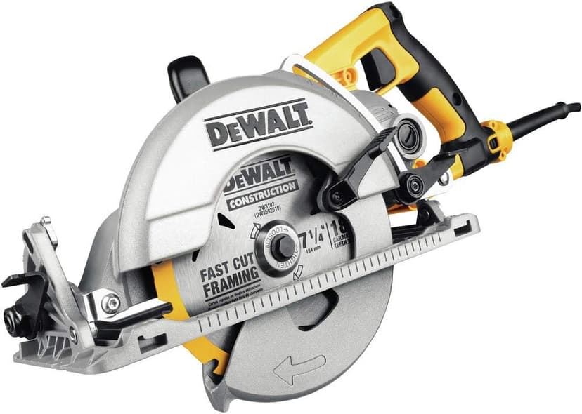 DEWALT 7-1/4-Inch Circular Saw, 15-Amp, Worm Drive, Corded (DWS535B)