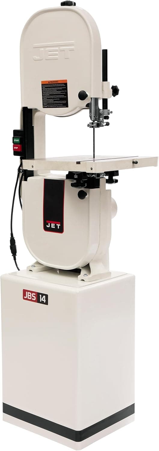 JET 14-Inch Woodworking Bandsaw, 1 HP, 115/230V 1Ph (Model JWBS-14CS)