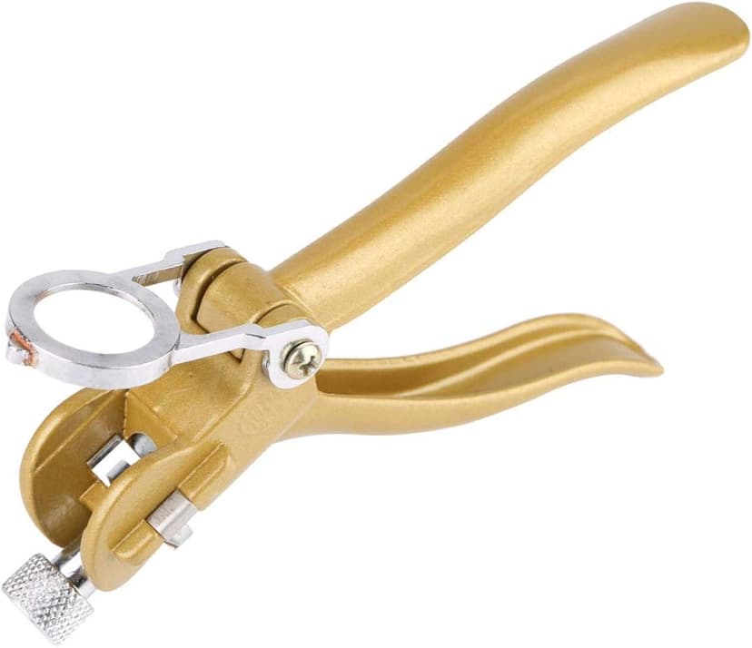 Zinc Alloy and Copper Alloy Saw Set Tool Saw Set Pliers, Woodwork Hand Tools Sawset Puller with Magnifier And Arc Shaped Hadle for Woodworking 18 x 7 x 4cm