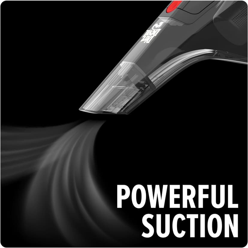 Dirt Devil 16V Deep Clean Cordless Handheld Vacuum Cleaner, Powerful Suction, Lightweight, Includes Motorized Pet Brush Roll Tool and Rechargeable Battery, Extended Run Time, Portable Vacuum Cleaner