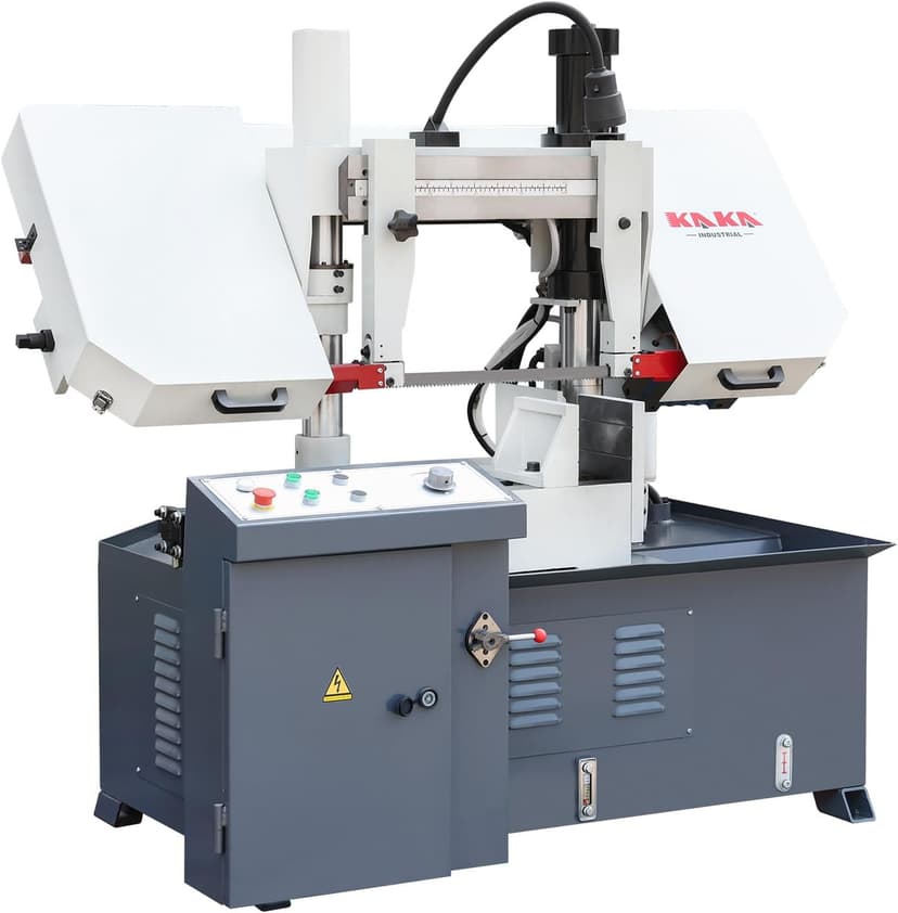 KAKA INDUSTRIAL TBK11A 11Inch Hydraulic Double Column Rotating Head Band Saw Industrial Grade Metal Cutting Powerhouse
