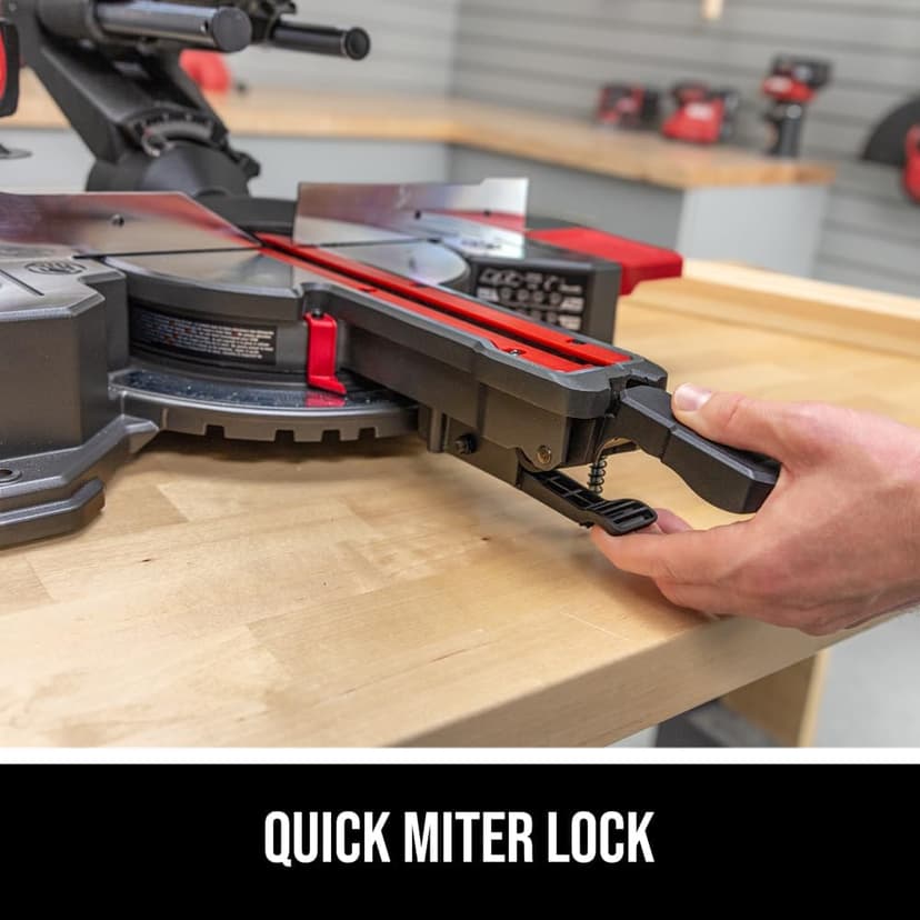 SKIL 10 Amp 7-1/4" Single Bevel Miter Saw with Compact Rail System & LED Shadow Line (Stand SRS0001 Sold Separately)-MS6306-00