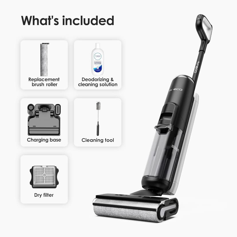 Tineco Floor ONE S6 Cordless Wet Dry Vacuum Floor Cleaner Washer Floor Cleaning Solution