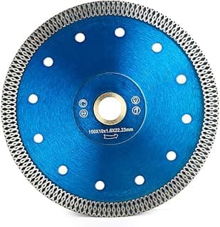 6" Super Thin Diamond Saw Blade Diamond Blade Dry or Wet Cutting for Granite Marble Porcelain Tile