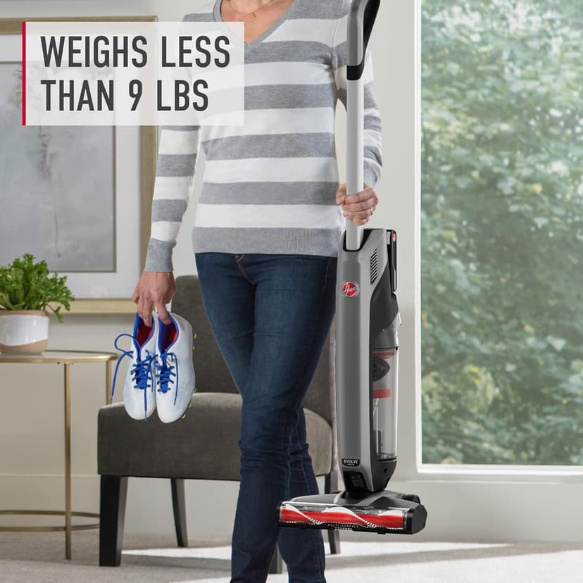 Hoover ONEPWR Evolve Pet Cordless Vacuum Cleaner, Lightweight Stick Vac, Small Upright Vacuum Cleaner, Ideal for Pet Hair, Large Dirt Cup Capacity, Cordless Vacuum Cleaners for Home Use