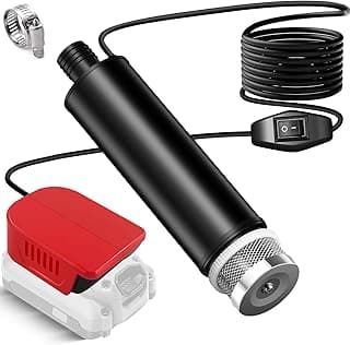 Water Transfer Pump Compatible with Craftsman 20V Max Battery,30L/min,lift 15FT,Max 7A Powered Water Pump, Deep Well Submersible Water Pump For Garden, Camping, Kiddie Pool, Fish Tank