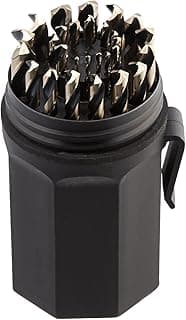 Norseman Drill Bits 44170 Ultra Dex Type 240-UB 135 Degree Split Point Magnum Super Premium Jobber Drill Set (29 Piece)