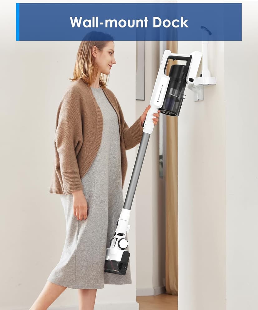 Tineco A20 Cordless Stick Vacuum Cleaner, Powerful Suction &
