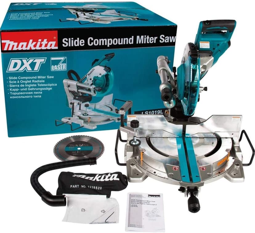 Makita LS1019L 10" Dual-Bevel Sliding Compound Miter Saw with Laser