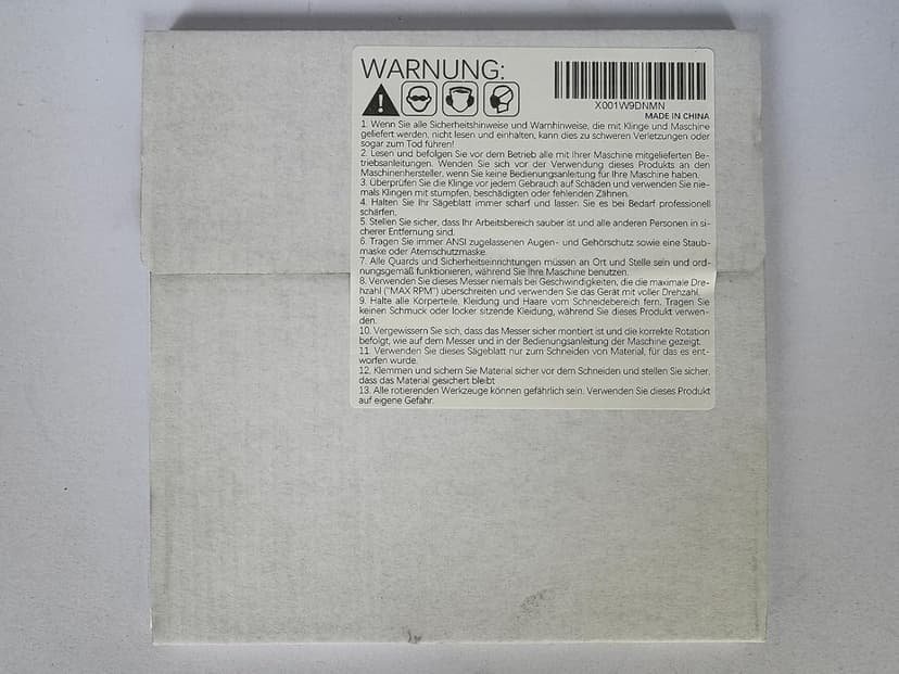 6-1/2 Inch Fine Finish Wood Cutting Circular Saw Blade, Fine Cut Crosscut Framing Plywood MDF Plastic Veneer Lumber Laminate, 5/8 Inch Arbor (60-Tooth)