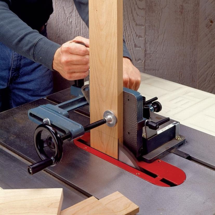 Heavy-Duty Tenoning Jig (3/4" x 3/8") – Adjustable Back Stop Tenoning Jig for Table Saw – 00 to 450 Tenon Marker - Easy to Assemble, Versatile & Sturdy Woodworking Tools and Accessories