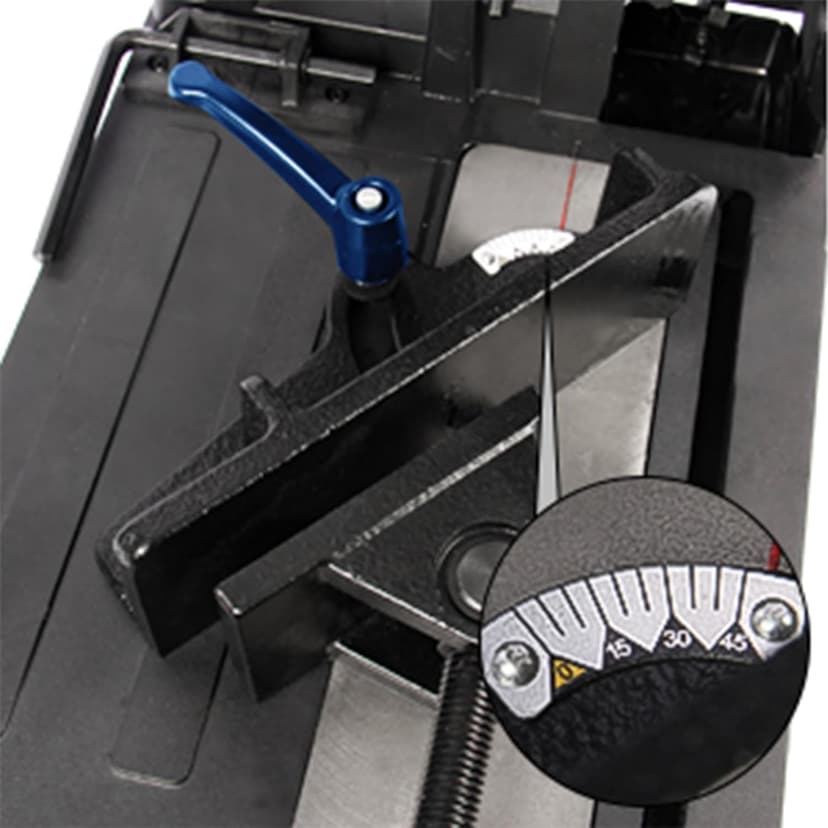 KAKA INDUSTRIAL Metal Cutting Chop Saw 14-Inch, 15-Amp Motor, Cuts Steel, Rebar, Iron, Aluminum, 0-45° Adjustable Angle CHS-355