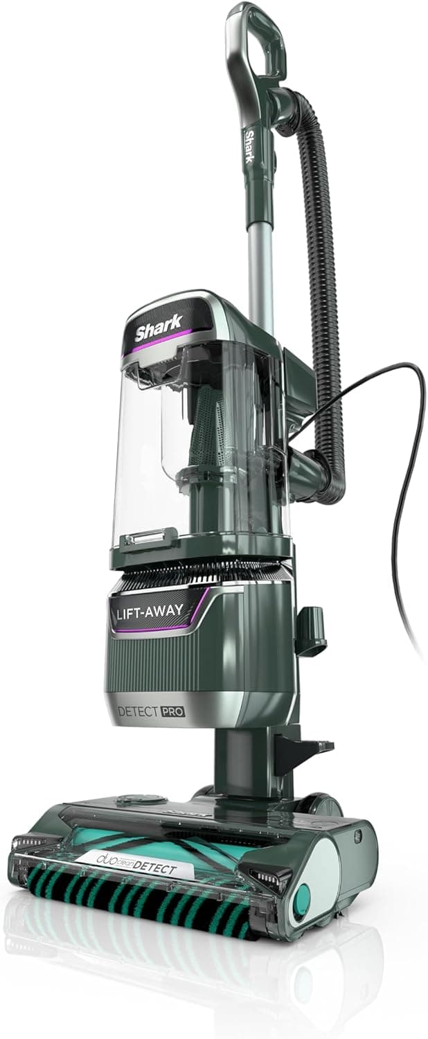 Shark Detect Pro Lift-Away ADV Bagless Upright Vacuum with DuoClean Detect, HEPA Filter, Anti-Allergen, Powerful Suction, and Odor Neutralizer Technology, Evergreen, LA802