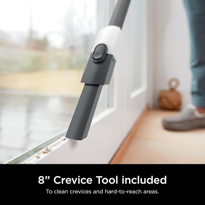 Shark IW1111 Detect Pro - Lightweight Cordless Vacuum Cleaner with HEPA Filter, Portable Handheld Attachment, Crevice Tool, Rechargeable Multi-Surface Stick Vacuum for Household Pet Hair, Dark Grey