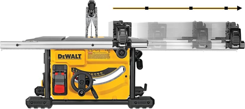 Dewalt DWE7485R 120V 15 Amp Compact 8-1/4 in. Corded Jobsite Table Saw (Renewed)