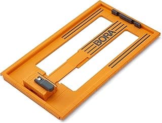 BORA NGX Saw Plate RT Circular Saw Guide, For Straight Cuts, designed for use with Bora NGX and WTX Clamp Edge System, Adjustable to fit most Circular Saws 546001