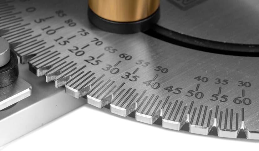 WEN Steel and Brass Premium Miter Gauge, 27 Angle Stops for Table Saws, Router Tables, Band Saws, and Woodworking Tools (WA1401)