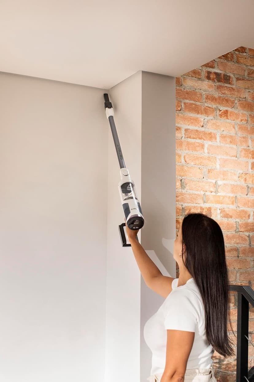 Shark Detect Clean & Empty Auto-Empty System - Lightweight Cordless Vacuum Cleaner with HEPA Filter, Portable Handheld Attachment, Crevice Tool, Ideal Stick Vacuum for Pet Hair, White, IW3511