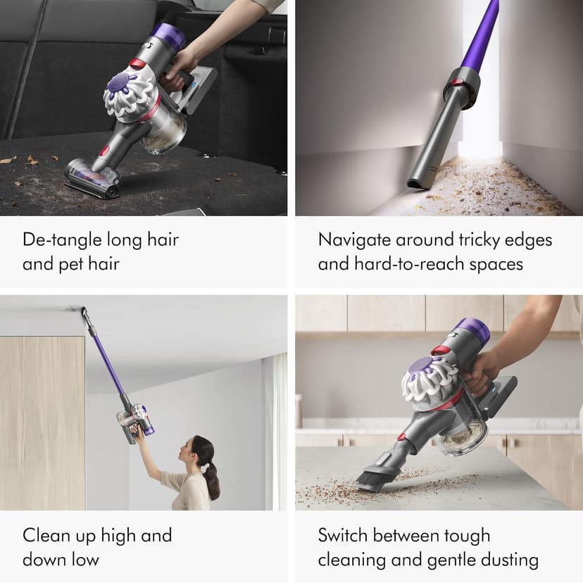 Dyson V8 Extra Cordless Vacuum Cleaner, Purple