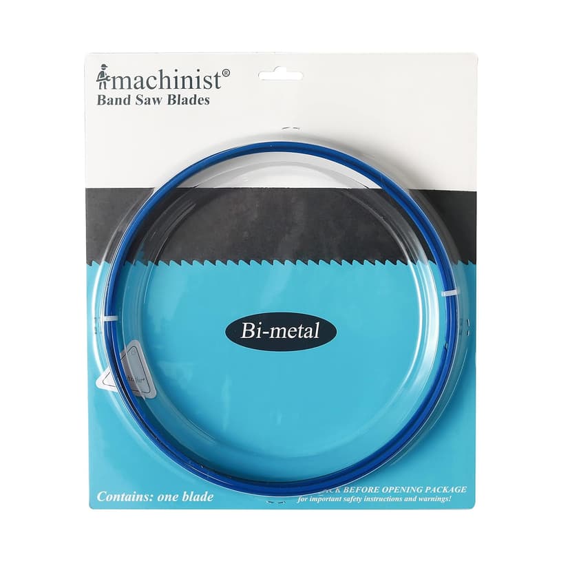 Imachinist S9312121418 93-1/2" Long, 1/2" Wide, 0.025" Thick, Variable Teeth M42 Bi-Metal Bandsaw Blades for Metal Cutting (14/18TPI)