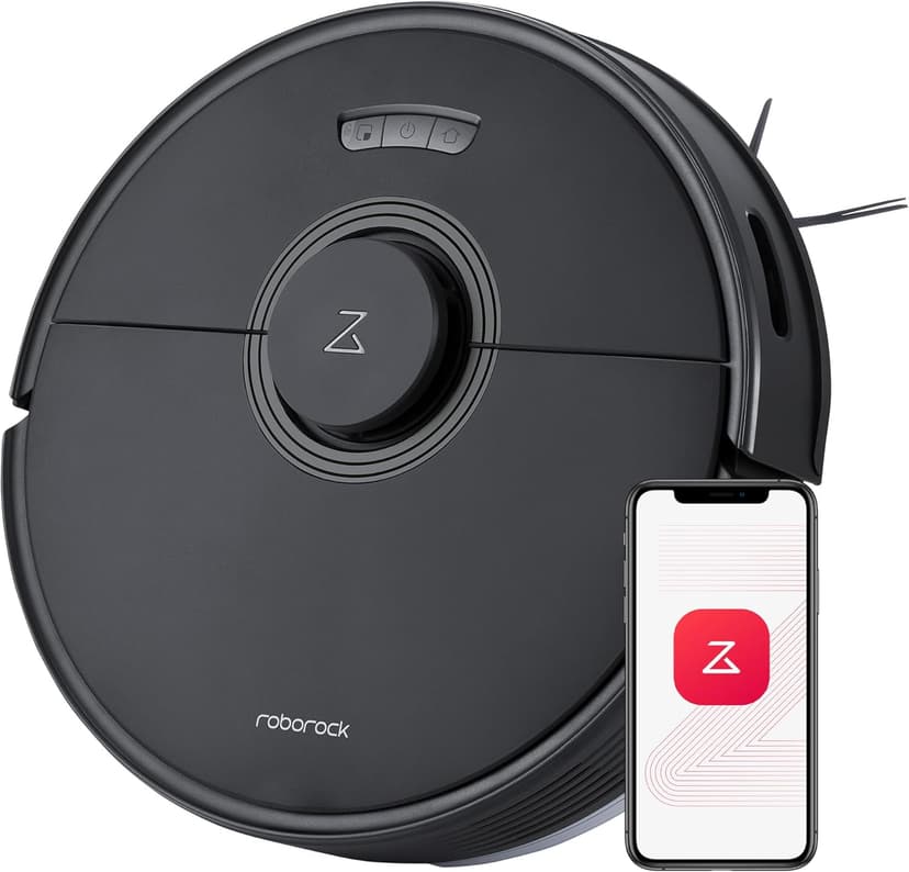 roborock Q7 Max Robot Vacuum and Mop, 30-Level Adjustable Water Flow, 4200Pa Suction, PreciSense LiDAR Navigation, No-Go Zone, No-Mop Zone, 3D Mapping, App & Voice Control, Ideal for Pet Hair