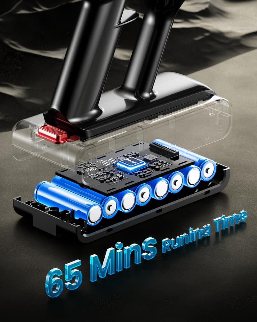 Cordless Vacuum Cleaner, 550W 45KPA 70Mins Vacuum Cleaners for Home, Stick Vacuum with Charging Dock Station, Anti-tangle Wireless Vacumm, Rechargeable Cordless Vacuum for Pet Hair/Carpet/Hard Floor