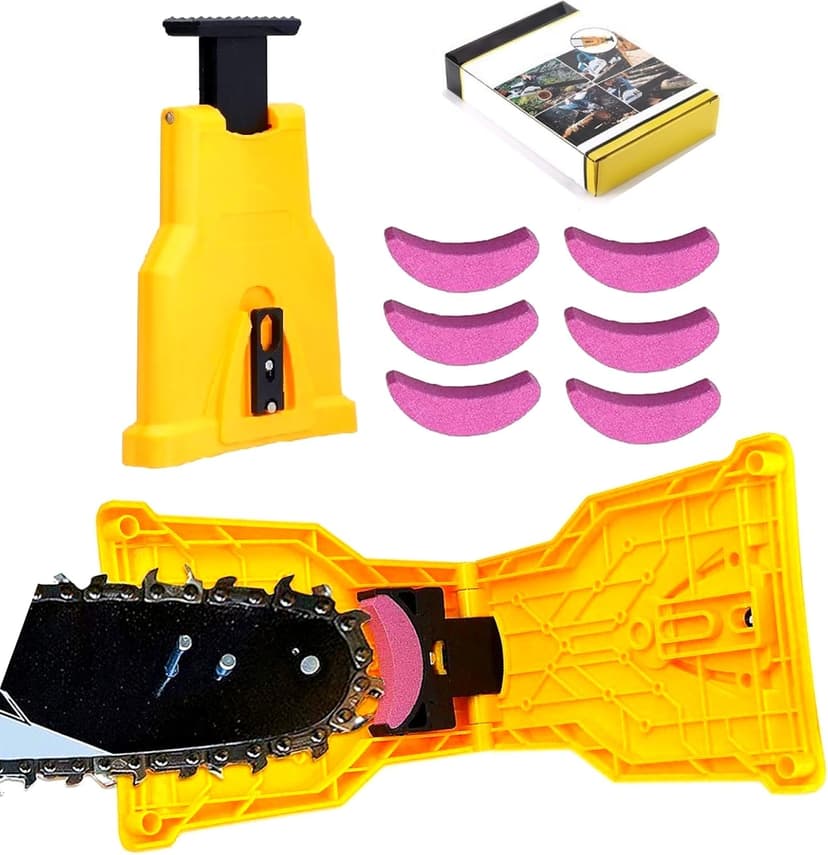 Chainsaw Sharpener, Portable Chainsaw Sharpener Kit for 12''-22'' Saws, Universal Chainsaw Sharpener,Chain Saw Sharpener Tool.
