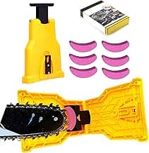 Chainsaw Sharpener, Portable Chainsaw Sharpener Kit for 12''-22'' Saws, Universal Chainsaw Sharpener,Chain Saw Sharpener Tool.