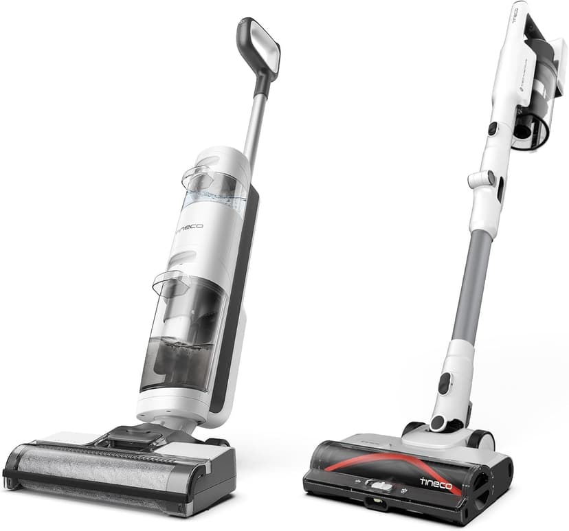 Tineco iFLOOR 3 Breeze Complete Wet Dry Vacuum Cordless Floor Cleaner and Mop & Pure ONE A50S Cordless Stick Vacuum Cleaner