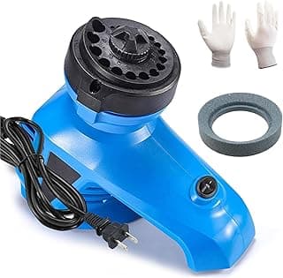 Drill Bit Sharpener for All Bits (1/8-15/32inch) Multipurpose Drill Bit Grinding Sharpener for Twist Bits 130° Standard Drill Bits Sharpener Machine Grinder with a grinding wheel
