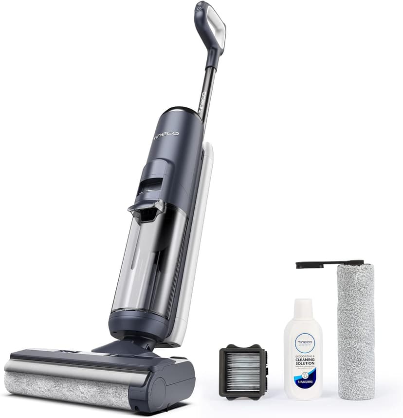 Tineco Floor ONE S5 Blue & Replacement HEPA Assembly & Brush Roller & 280ml Solution Set, Cordless Wet Dry Vacuum Cleaner and Mop
