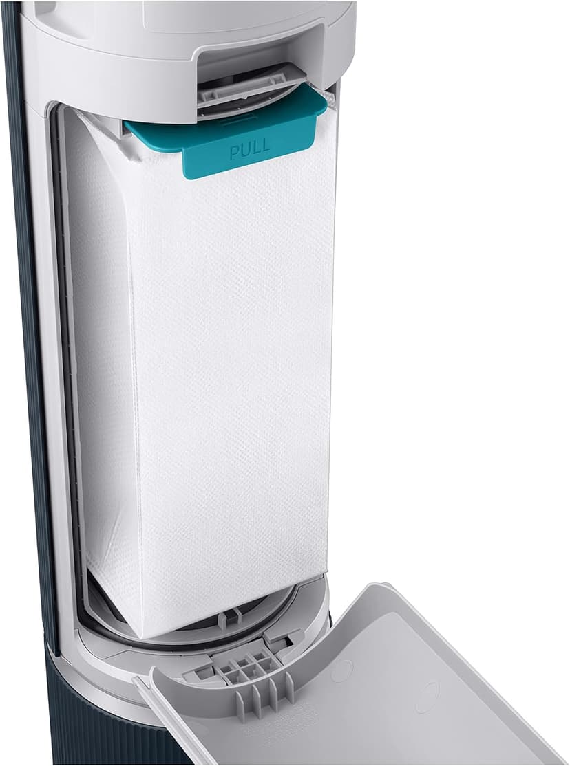 SAMSUNG BESPOKE Jet Cordless Stick Vacuum Cleaner w/ Clean Station, Powerful Multi-Surface Floor Cleaning for Carpet, Hardwood, Tile, 5-Layer Filter, Lightweight, VS20A9580VB/AA, 2023, Midnight Blue