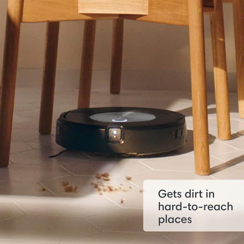iRobot Roomba Combo j7+ Self-Emptying Robot Vacuum & Mop - Automatically Vacuums and Mops, Fully Retractable Mop pad, Identifies & Avoids Obstacles, Smart Mapping, Works with Alexa, Ideal for Pets
