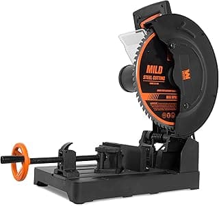 WEN CM1452 15-Amp 14-Inch Premium Multi-Material Cut-Off Chop Saw with Carbide-Tipped Metal-Cutting Saw Blade